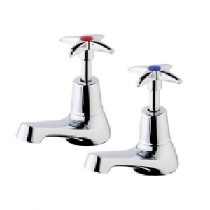 Wickes Trade Plus Basin Taps - Chrome £12.00