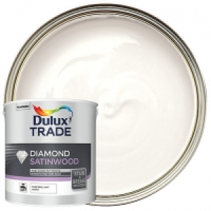 Dulux Trade Diamond Satinwood Paint - Pure Brilliant White 2 £45.00