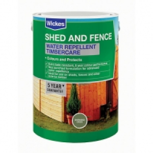Wickes Water Repellent Timbercare - Sherwood Green 5L £3.00