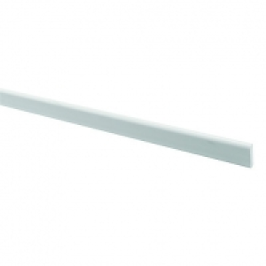 Wickes PVCu White Cloaking Profile 45 x 2500mm Pack 5 £15.00
