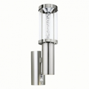 Eglo Trono Stick LED Stainless Steel Outdoor PIR Sensor Wall