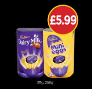 Cadbury Dairy Milk Egg, Mini Eggs Egg £5.99