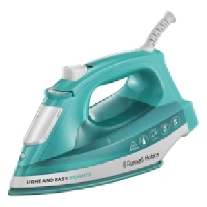 Russell Hobbs Light and Easy Steam Iron, 2400w, Aqua £20.00