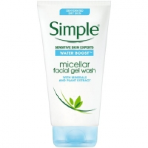 Simple Water Boost Micellar Gel Wash 150Ml £2.50
