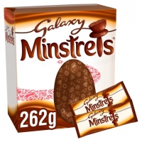 Tesco  Galaxy Minstrels Easter Egg & Chocolate 262G