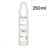 Tesco  Dove Invisible Dry Antiperspirant Deodorant 250Ml