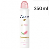 Tesco  Dove Go Fresh Pomegranate Antiperspirant Deodorant 250Ml