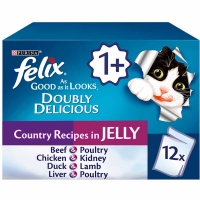 Wilko  Felix As Good As It Looks Adult Cat Food Chunks In Jelly Cou
