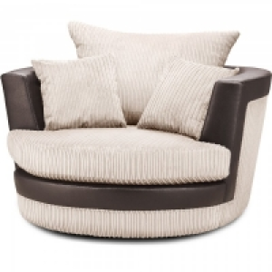 JTF  Indulgence Swivel Chair Ivory