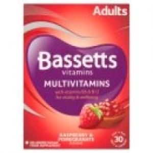 Bassetts Vitamins Multivitamins Raspberry & Pomegranate Flavour Adult Soft & C