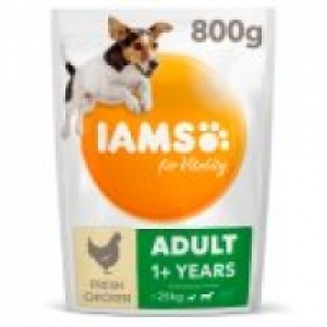 Iams for Vitality Fresh Chicken Dry Adult Dog Food Small/Medium B