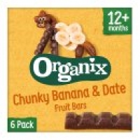 Asda Organix Goodies Chunky Banana & Date Fruit Bars 12+ Months