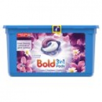Asda Bold 3in1 Pods Lavender & Camomile Washing Liquid Capsules 38 Was