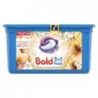 Asda Bold 3in1 Pods Gold Orchid & Moringa Washing Liquid Capsules 38 W