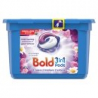 Asda Bold 3in1 Pods Lavender & Camomile Washing Liquid Capsules 15 Was
