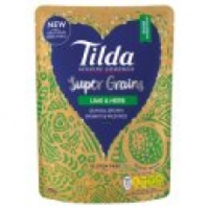 Tilda Super Grains Lime & Herb Quinoa, Brown Basmati & Wild Rice