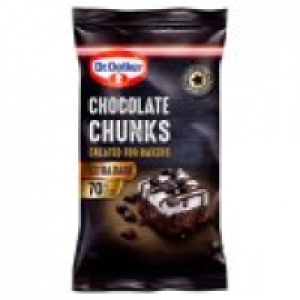 Dr. Oetker 70% Extra Dark Chocolate Chunks