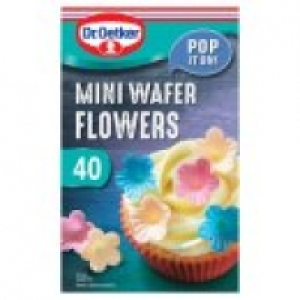 Dr. Oetker 40 Mini Wafer Flowers