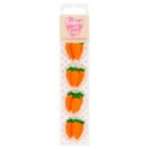 Baked With Love 12 Carrots Sugar Decorations