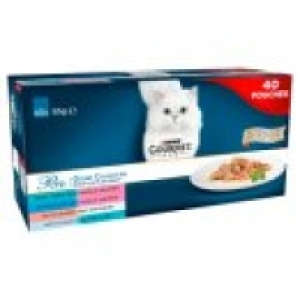 Asda Gourmet Perle Ocean Collection Mini Fillets in Gravy Adult Cat Food 