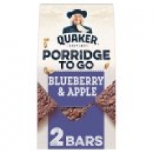 Quaker Porridge To Go Blueberry & Apple Breakfast Bars 2 Pack