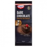 Asda Dr. Oetker 54% Dark Chocolate Bar