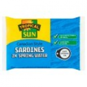 Tropical Sun Canadian Style Sardines in Spring Water