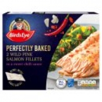 Asda Birds Eye 2 Perfectly Baked Wild Pink Salmon Fillets in a Sweet Chilli