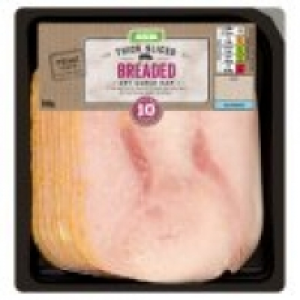 Asda Thick Sliced Breaded Dry Cured Ham Slices
