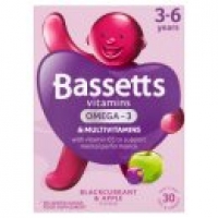 Asda Bassetts Vitamins Vitamins Multivitamins Blackcurrant & Apple Flavour 3-6 Year