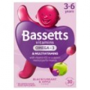 Bassetts Vitamins Vitamins Multivitamins Blackcurrant & Apple Flavour 3-6 Year