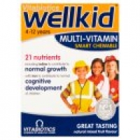 Asda Vitabiotics WellKid Multi-Vitamin Smart Chewable 4-12 Years Chewable Tab