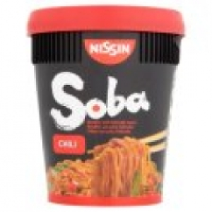 Nissin Soba Chili Noodles with Yakisoba Sauce