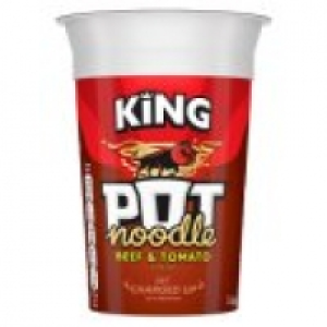 Pot Noodle King Beef & Tomato