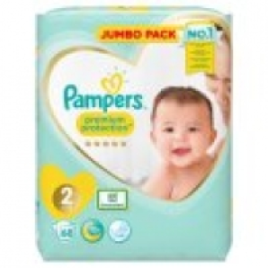 Pampers Premium Protection Size 2 Nappies Jumbo Pack