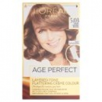 Asda Loreal Excellence Age Perfect 5.03 Warm Golden Brown Permanent Hair