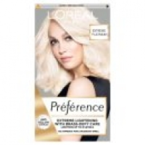 Asda Loreal Preference Platinum Extreme Platinum Blonde Permanent Hair D