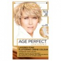 Asda Loreal Excellence Creme Age Perfect 9.13 Light Blonde Permanent Hai