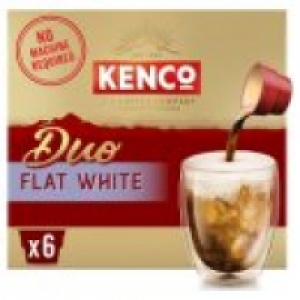 Kenco Duo Flat White Instant Coffee 6 Pack