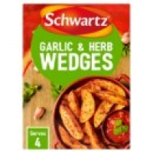 Asda Schwartz Garlic & Herb Wedges Recipe Mix