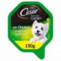 Asda Cesar Garden Selection Chicken & Vegetables Loaf Adult Dog Food Tr