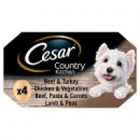 Asda Cesar Country Kitchen Mixed Selection in Gravy Adult Dog Food Tray