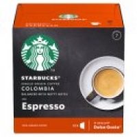 Asda Starbucks By Nescafe Dolce Gusto Single Origin Colombia Medium Roast Espresso Coffee Pods 12 
