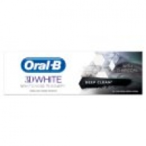 Oral B 3DWhite Whitening Therapy Deep Clean Toothpaste with Charcoa