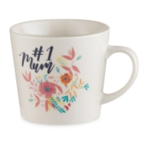 No.1 Mum Floral Mothers Day Mug