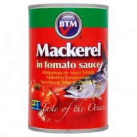 Poundland  Btm Mackerel In Tomato Sauce 425g