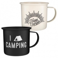 Poundland  Camping Mug 2 Assorted