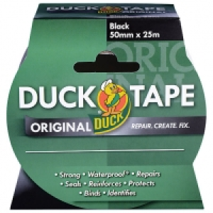 Duck Tape Original Black 50mm x 25m &pound;8.00