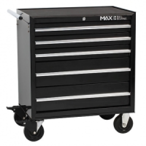 Hilka Professional 5 Drawer Rollaway Tool Cabinet - Black £250.00