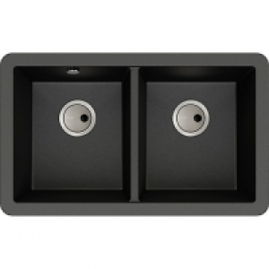 Abode Matrix Square 2 Bowl Granite Undermount Composite Kitc £399.00